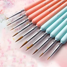 Hook line pen obraz olejny pędzle do akwareli pędzel gwasz akrylowy ręcznie malowany ultra-cienki ultra-cienki skok hak linia garnitur pióro(China)
