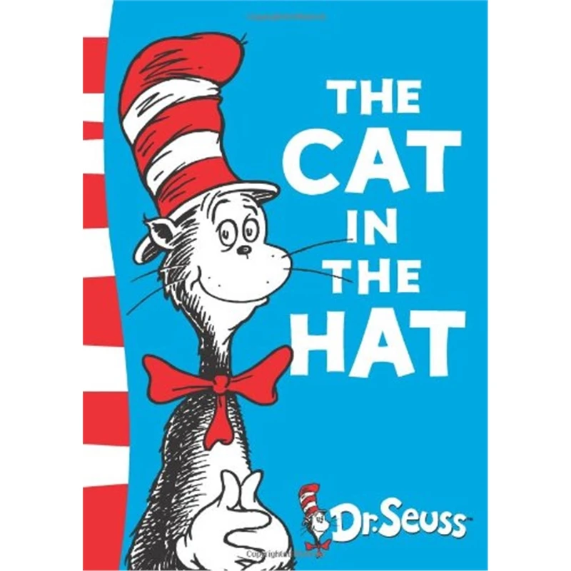 Le chat dans le chapeau par Dr Seuss ckids livres bébé apprentissage états-unis anglais livre d'histoire pour enfants jouets éducatifs