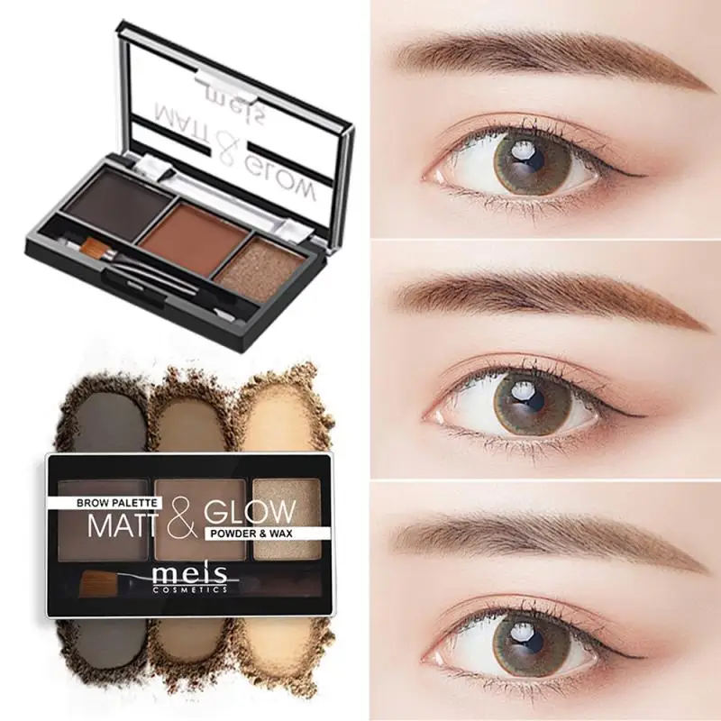 

Eyebrow Powder Mist Eyebrow Palette Waterproof Sweat-proof Shadow Natural Long-lasting Eyebrow Powder Brilliant Eye Makeup TSLM1