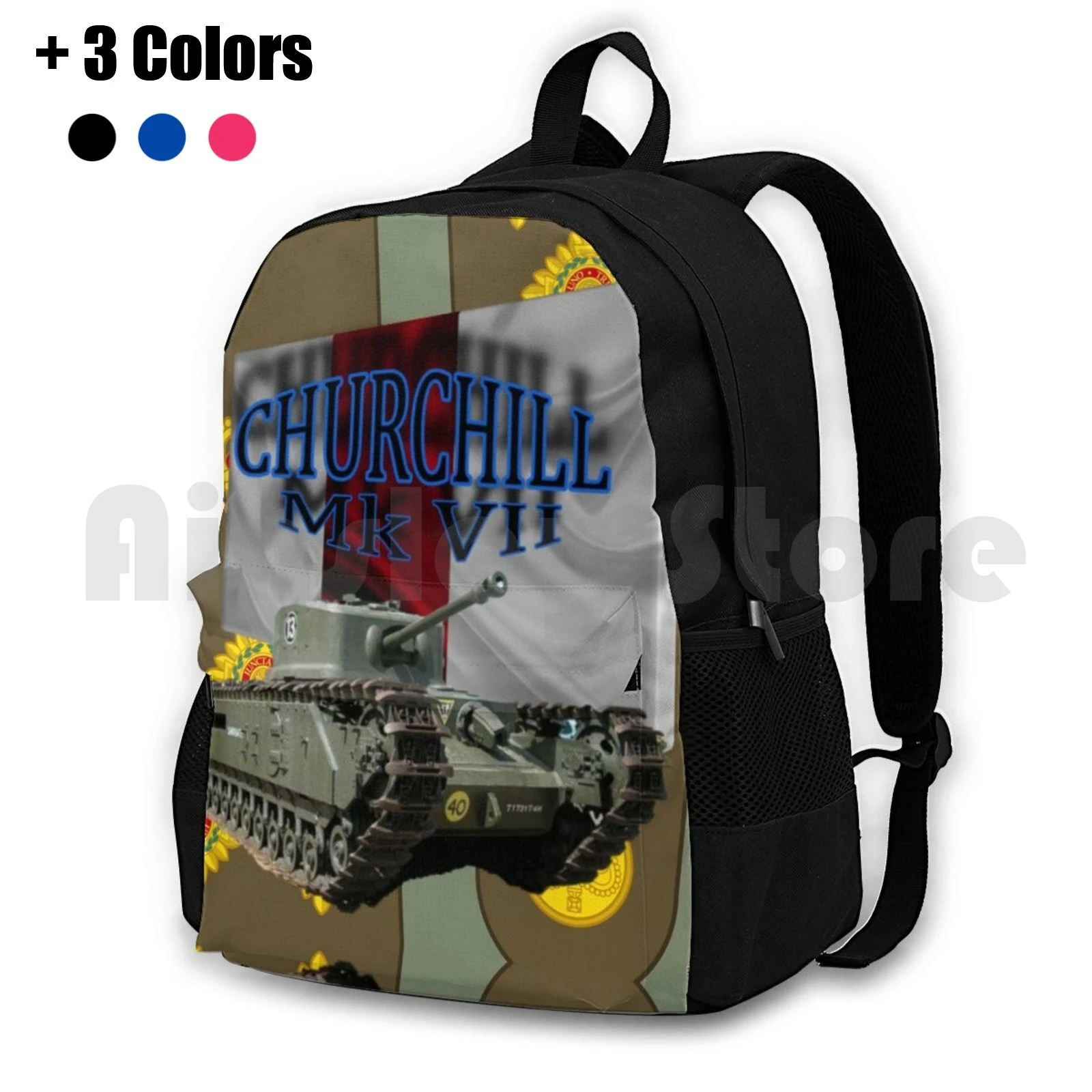 Mochila senderismo al aire libre, bolsa deportiva para montar, escalada, tanque, vehículos de combate, Ideas militares de Gran Bretaña, Inglaterra| - AliExpress