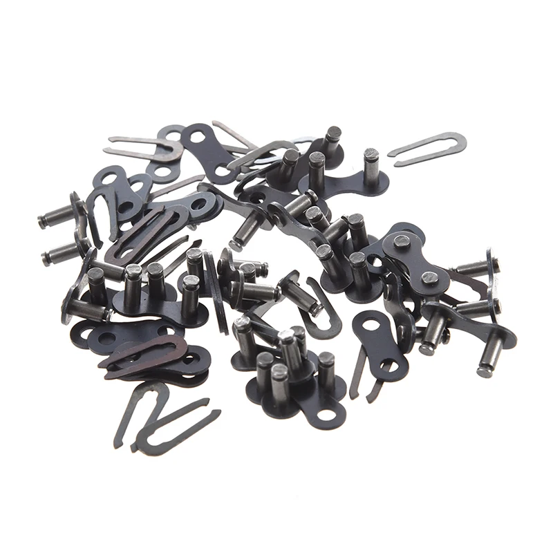 

Hot HG-SODIAL(R) 20 Pcs Black Bicycle Bike Chain Master Connecting Link 0.5" Pitch
