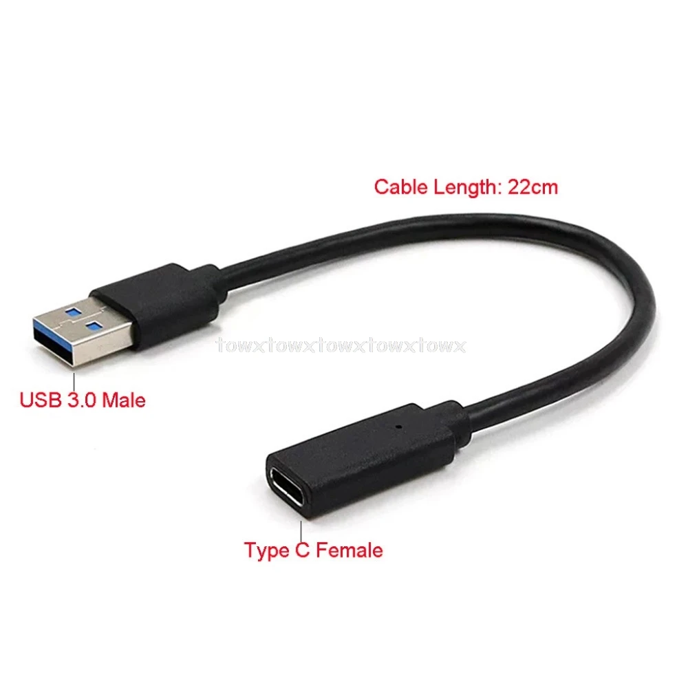 USB 3,1 type C Женский к USB 3,0 мужской порт кабель с адаптером USB-C к разъему type-A конвертер для Macbook Android Phone S11 19