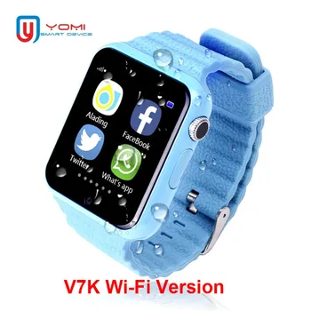 

Kids Watch Smart Waterproof V7K Remote Monitor Anti-lost Camera Smartwatch Baby Android Watch SIM Wristwatch Smartphone Clock