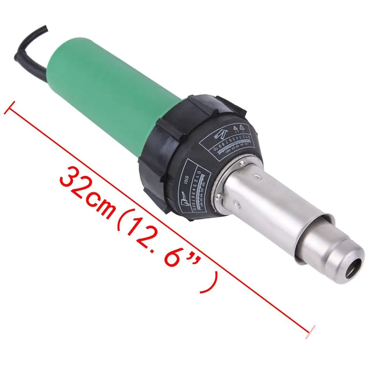Professional 1600W Heat Gun Hot Air Blast Torch for PVC Vinyl Floor Handheld Plastic Welder Banner Blast Pistol Welding Tool 3