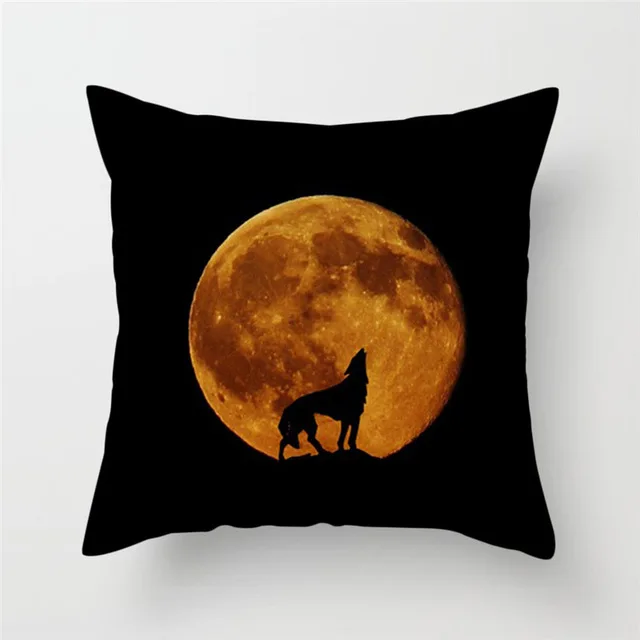 Натуральный наволочка с животным волком собаки мягкая декоративная для подушки
