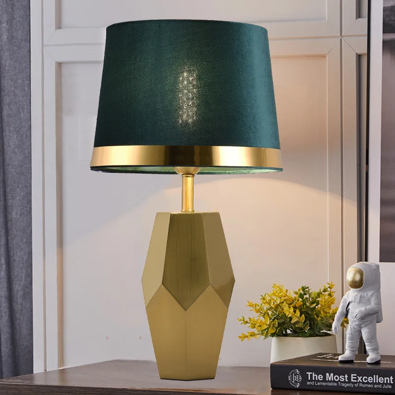 Modern Simple Personalized Luxury Wind Golden Bedroom Bedside Lamp 5