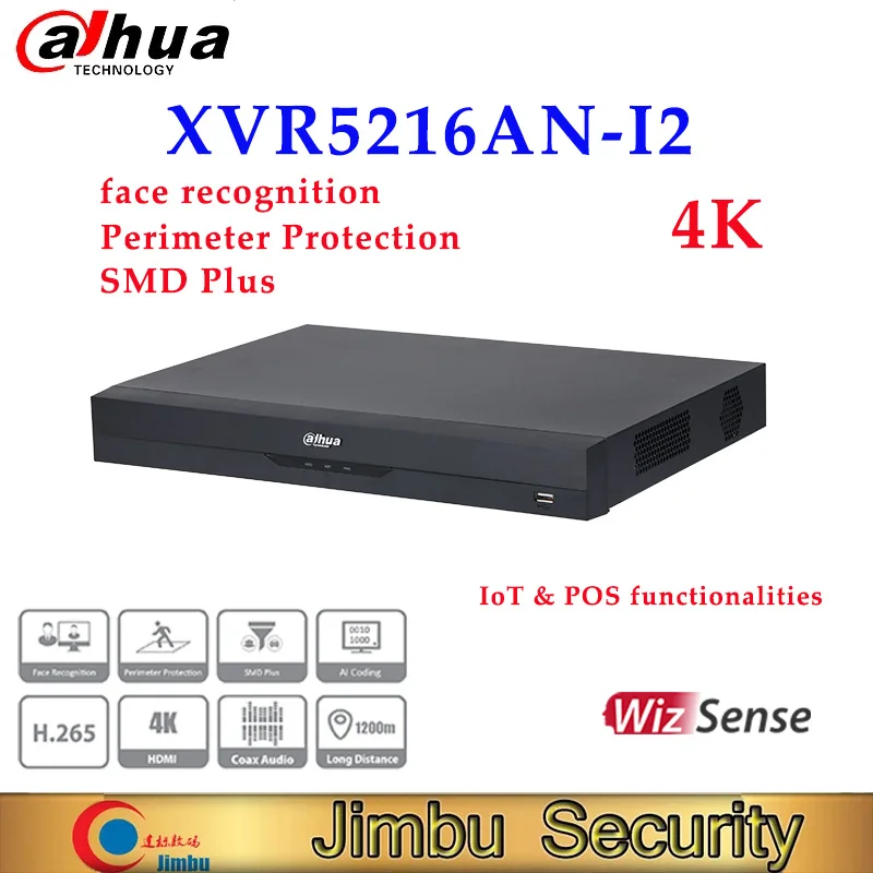 Dahua 4K XVR 16ch 16 Channel Penta brid 5M N/1080P 1U WizSense Digital  Video Recorder XVR5216AN I2 Perimeter Protection SMD Plus|Surveillance  Video Recorder| - AliExpress