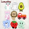 1pcs BPA Free Animal Silicone Teethers  Baby Teething Toy Cartoons Food Grade Silicone Cartoon Nursing Tiny Rod 3