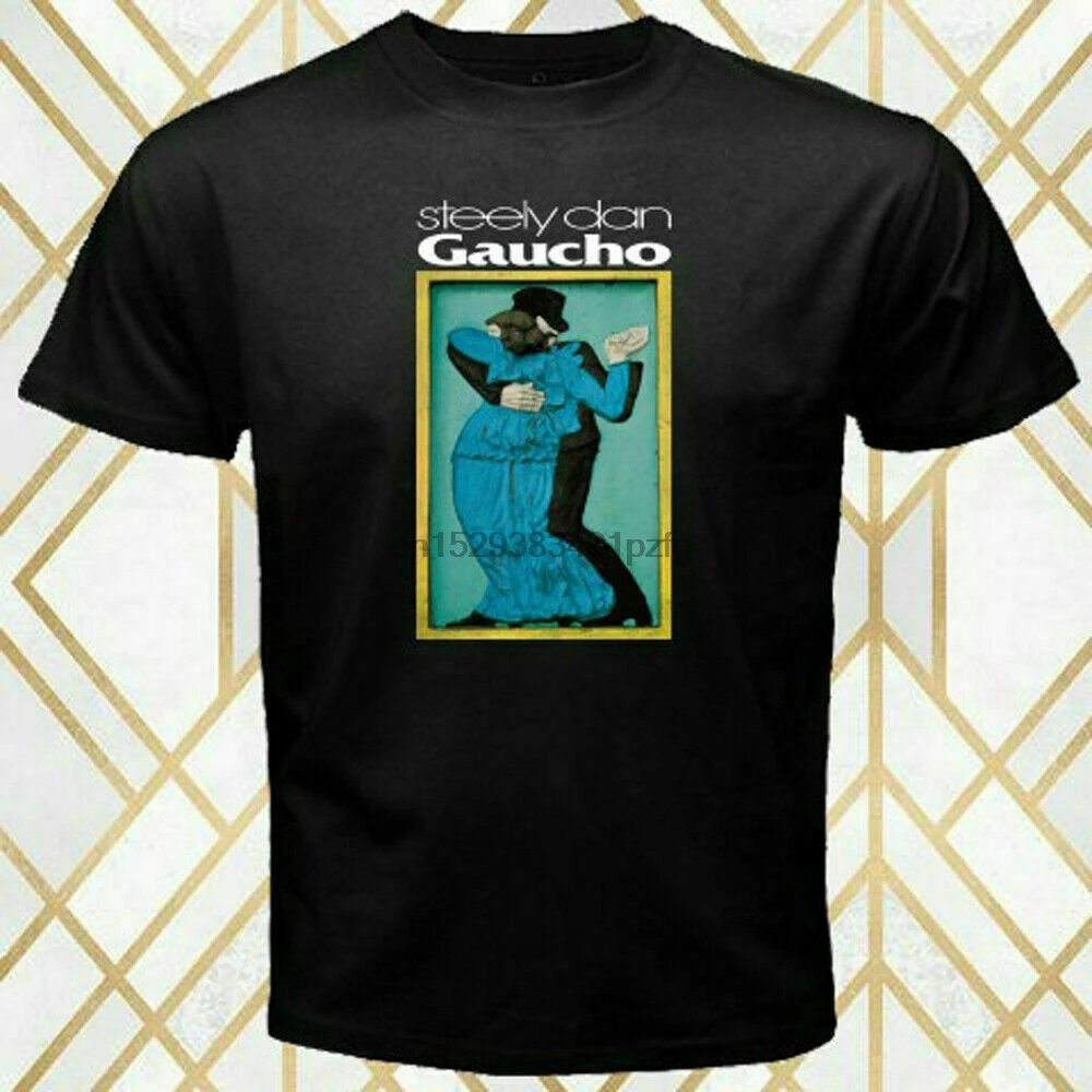 Steely Dan Rock Band Legend Gaucho Album Mens Black T-Shirt Size S-3XL |