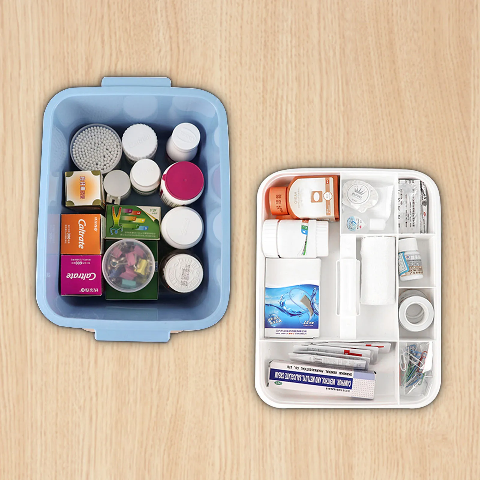 1 шт. пластиковая аптечка, медицинская коробка, ящики для хранения, большой многослойный медицинский контейнер, Органайзер Домашний для хранения для медицинских