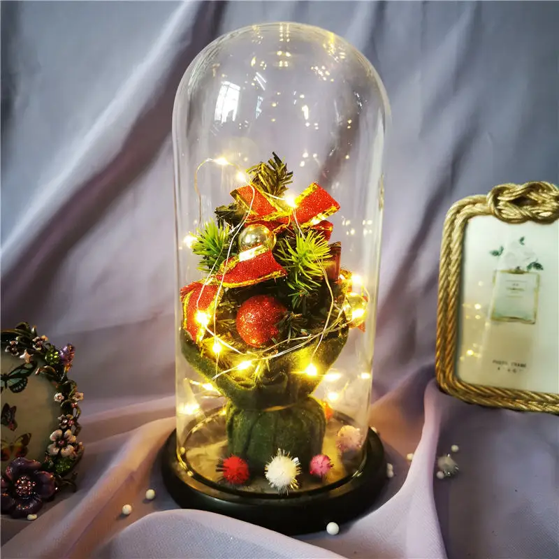 Светодиодный светильник для рождественской елки, украшение для дома, Мини светодиодный фонарь, миниатюрная Рождественская елка, arbol de navidad - Цвет: F