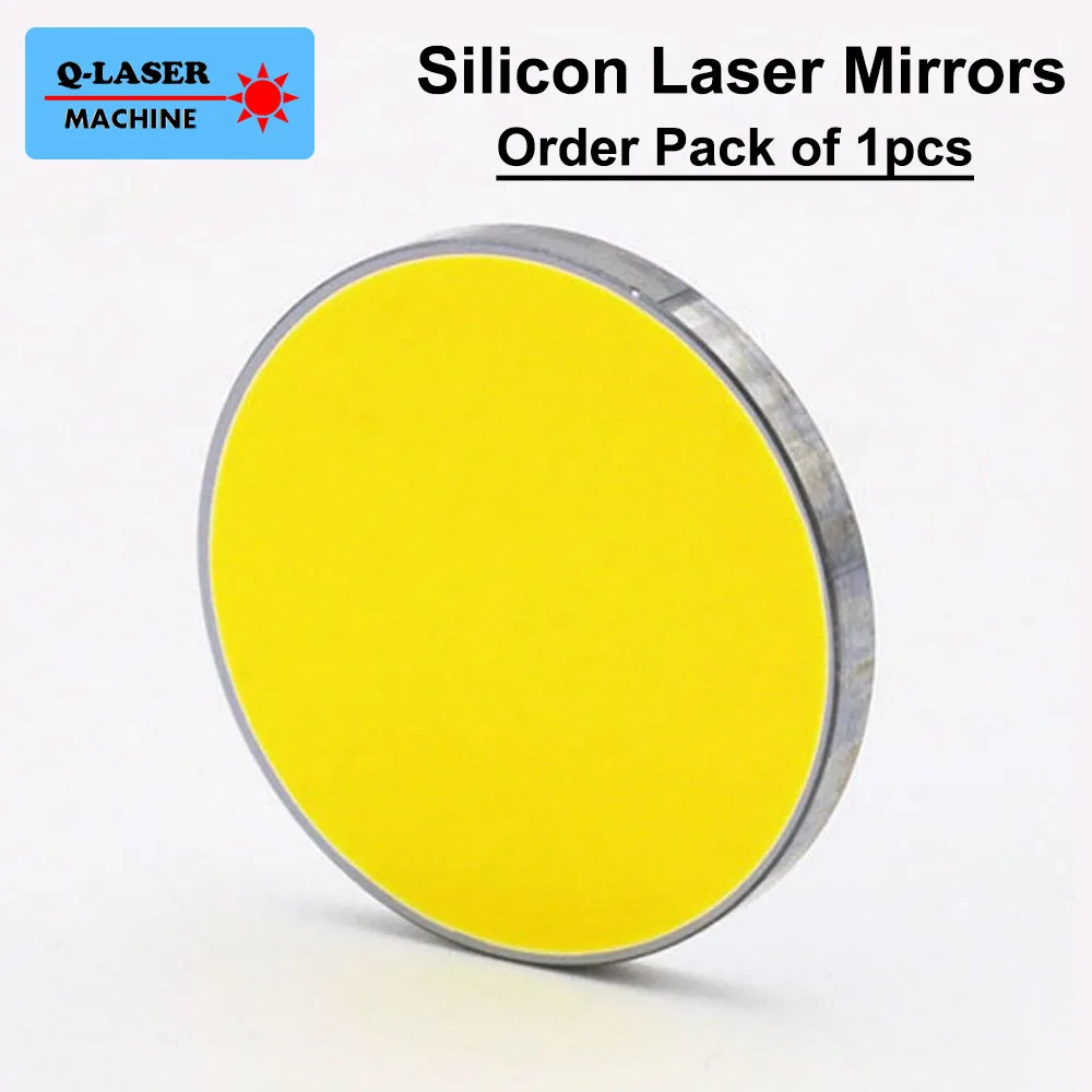 Order Pack of 1pcs Si лазерное зеркало 19,05 20 25 30 38,1 мм Co2 Лазерное зеркало для гравировки резки - Цвет: Order Pack of 1pcs