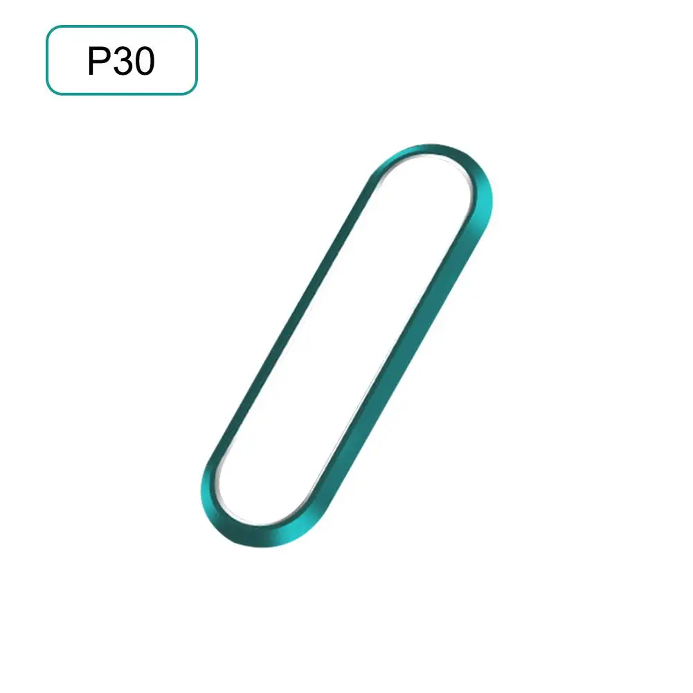 Защита для камеры из закаленного стекла для P30 P30Pro, металлическое заднее кольцо для объектива камеры, защита от царапин, полное покрытие, круг