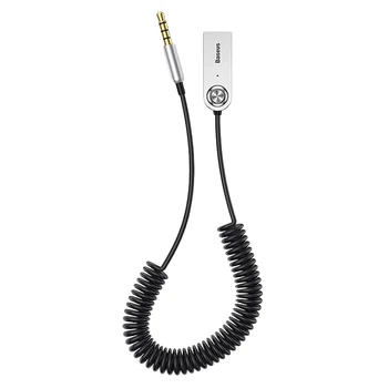 

Baseus Bluetooth Adapter Cable for Car 3.5mm Aux Bluetooth Receiver Speaker o Music Transmitter