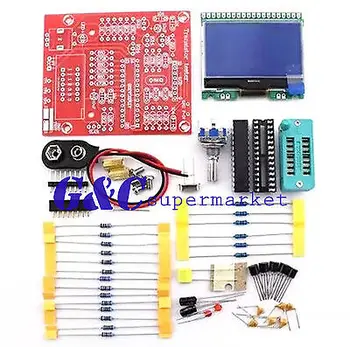 

M328 LCD 12864 Transistor Tester DIY Kit Diode Triode Capacitance LCR ESR Meter diy electronics