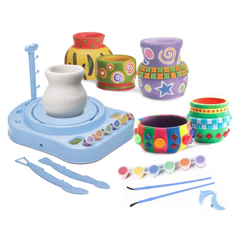 

DIY CHILDREN'S Electric Toys Hand-made Electric Pottery Workshop Educational Toy (without Charger)