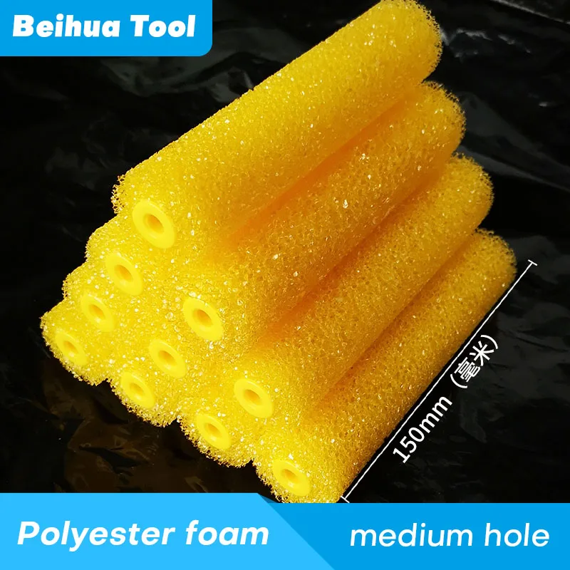 3inch Orange Texture Corner Roller Brush for Wall Decorative Foam Paint  Roller Design Sponge Roller Art Lacquer Tools Handle