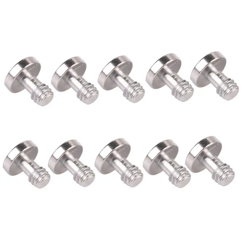 1/4 camera screw 10pcs for quick release plate 1/4 inch Folding D-Ring Adapter Tripod Monopod Quick Release Plate Camera camera tripod plate,camera tripod adapter,camera mount plate,camera base plate,camera screw set