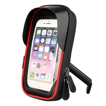 

LAMEZIA Bicycle Handlebar Front Beam Bag Mountain Bike Riding Equipment Navigation Mobile Phone Stents Cycling