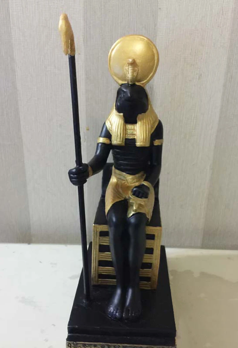 Египетские боги красоты египетская статуя для декора сидя Isis (Auset) Osiris (Usiris) Mut Bennu