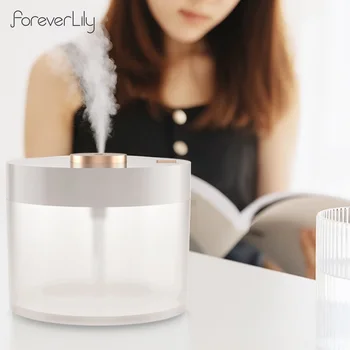 

Wireless Large Capacity Humidifier Fog Diffuser Purifying Mist Maker Lamp LED Night Light Homeuse USB Ultrasonic Air Humidifier