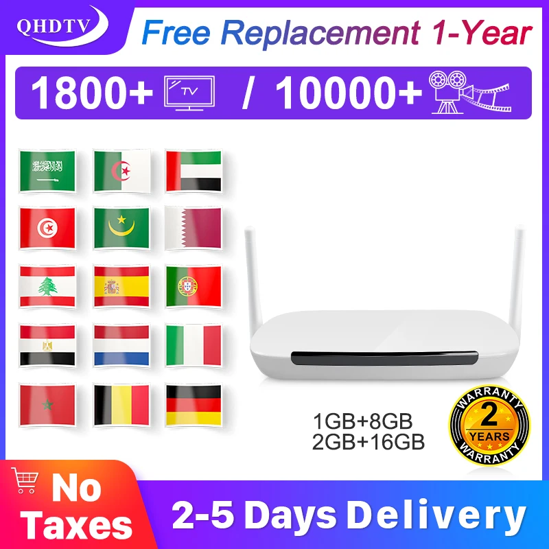 

Leadcool Q9 Smart tv Box Android 8.1 IPTV Spain M3U Subscription Portugal Arabic IPTV Nederland Germany Belgium Morocco IP TV