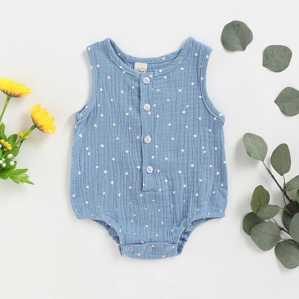 button romper baby