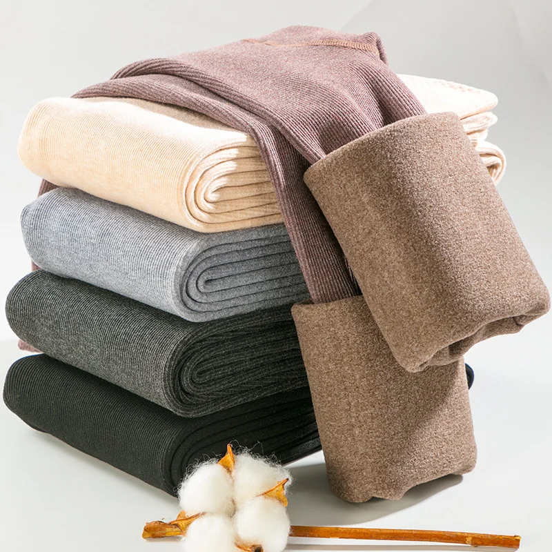 Женские леггинсы с вертикальными полосками на осень и зиму, бархатные Утепленные зимние леггинсы, обтягивающие штаны, женские хлопковые теплые леггинсы C5937
