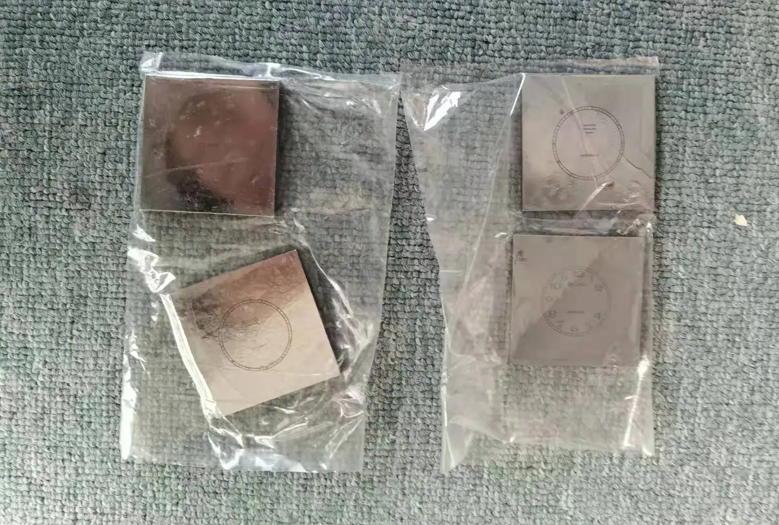 

5pcs Metal plate for manual watch dial pad printing machine
