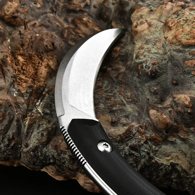 HS инструменты ножи с фиксированным лезвием G10 Ручка Открытый коготь выживания тактический нож для зубов, кемпинг EDC инструменты, Kydex ножницы