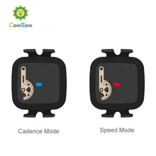 CooSpo-Sensor de cadencia para ordenador de bicicleta, Sensor de velocidad Rpm, Bluetooth 4,0, ANT +, para Wahoo, Garmin