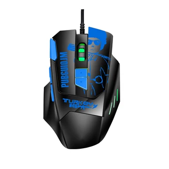 

LED Backlit Wired Professional Gaming Mouse 8-Button Mute Adjustable Wired Optical LED Computer Mouse USB Cable Mute Mouse