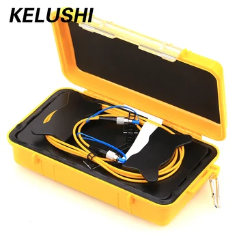

KELUSHI FC/UPC-FC/UPC OTDR Launch Cable Extension Box 1km SM OTDR Dead Zone Eliminator 1310/1550nm Fiber Optic Cable Test Tool