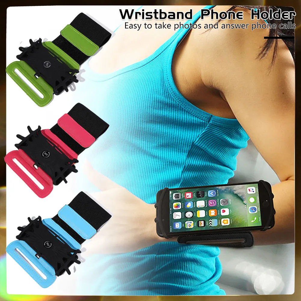 Outdoor Running Wrist Armband GYM Sports Arm Band Bag Mobile Phone Holder Pouch 