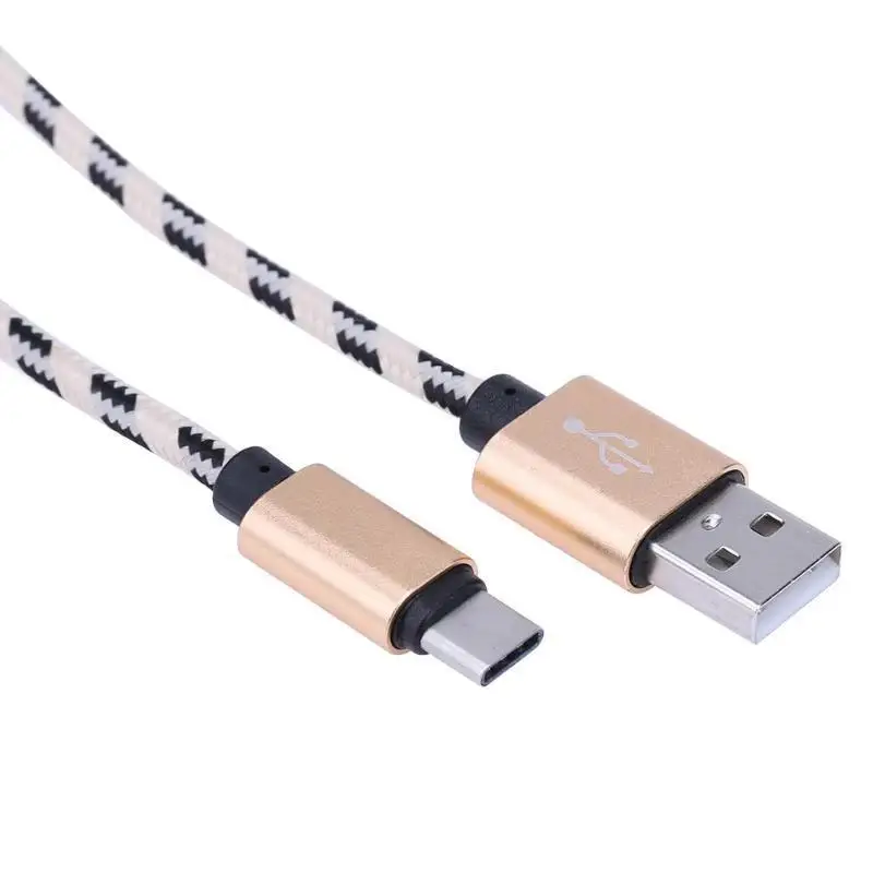 Короткий зарядный кабель USB Type C 0 25 м для Huawei honor 9x P20 Pro Nova 2s Mate 10 Прочный Плетеный usb
