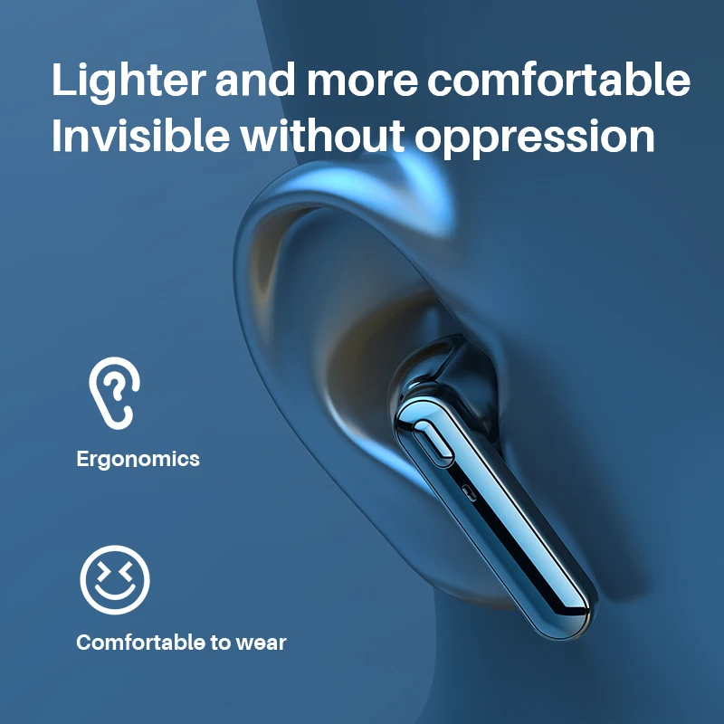 Wireless Headphones TWS Earphone Bluetooth 5.1 With Microphones IPX7 Waterproof Noise Cancelling Bluetooth Headset Type C Charge