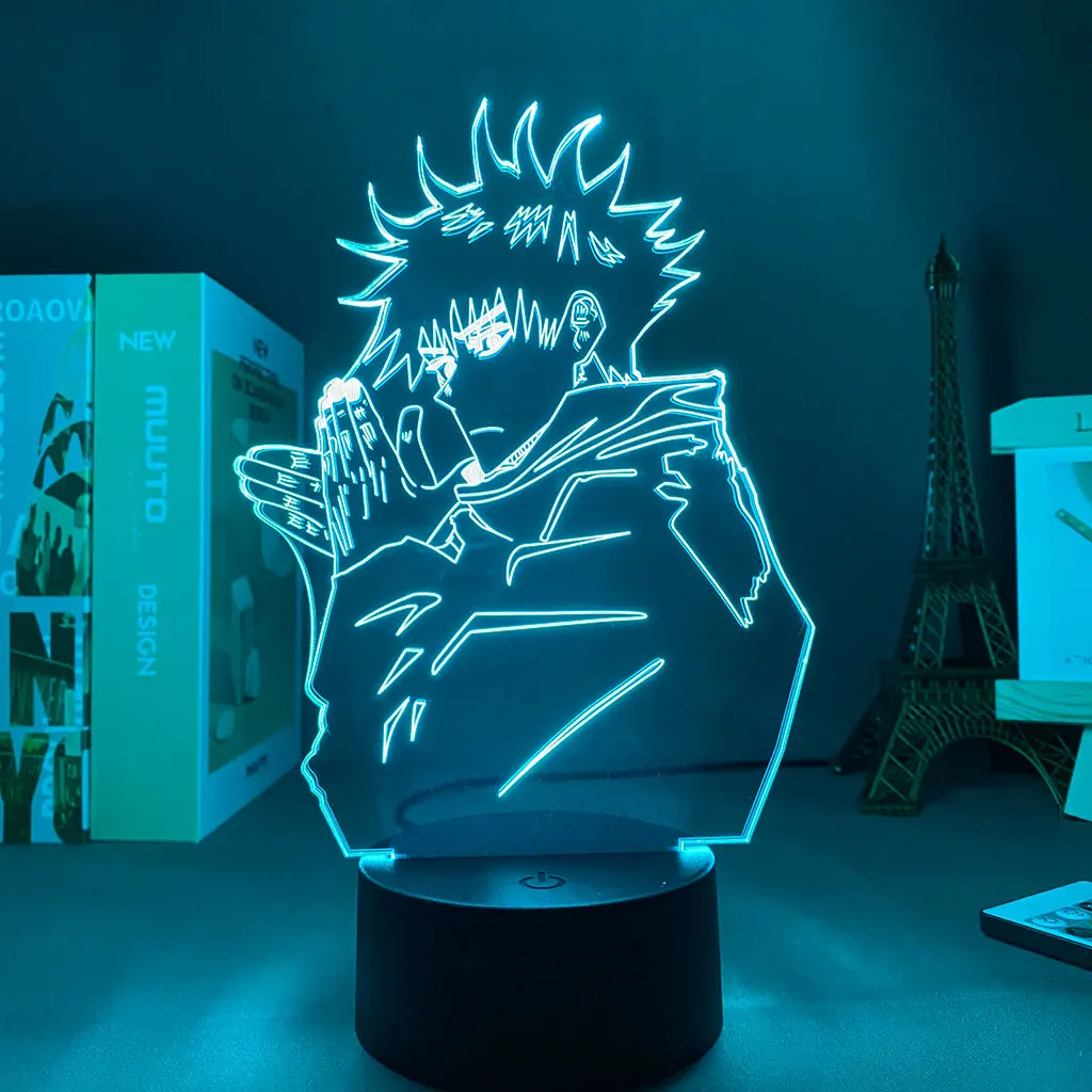 Anime Jujutsu Kaisen Light Satoru Gojo Holiday Gift Manga Kids Bedroom Decoration Table Lamp 3D Lamp Satoru Gojo ANMIT night light lamp Night Lights