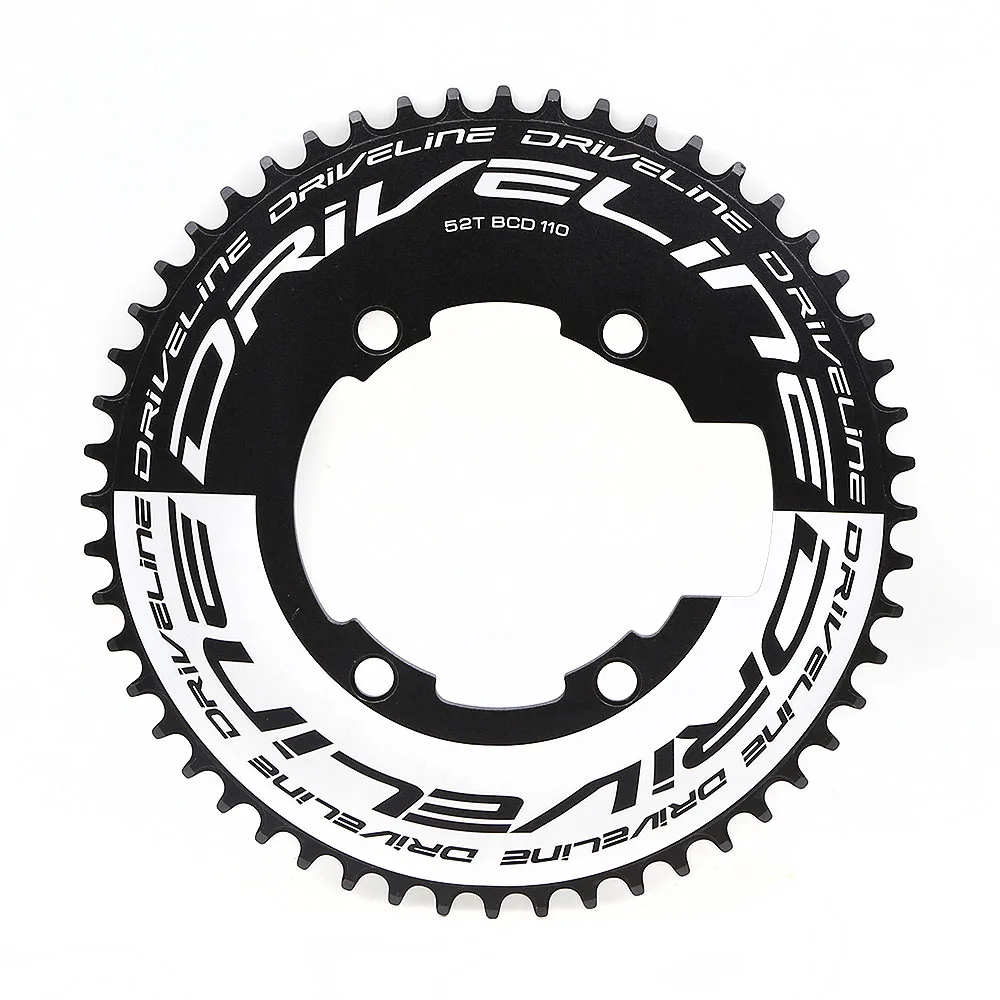 DRIVELINE CNC 52T шоссейный велосипед TT узкая широкая Звездочка 110BCD 9/10/11s | Спорт и