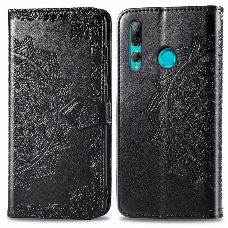 Кожаный чехол-бумажник с откидной крышкой для HUAWEI Honor 9X STK-LX1 Global Book с откидной крышкой и подставкой, мягкий чехол из ТПУ для Honor 9X Permium Global