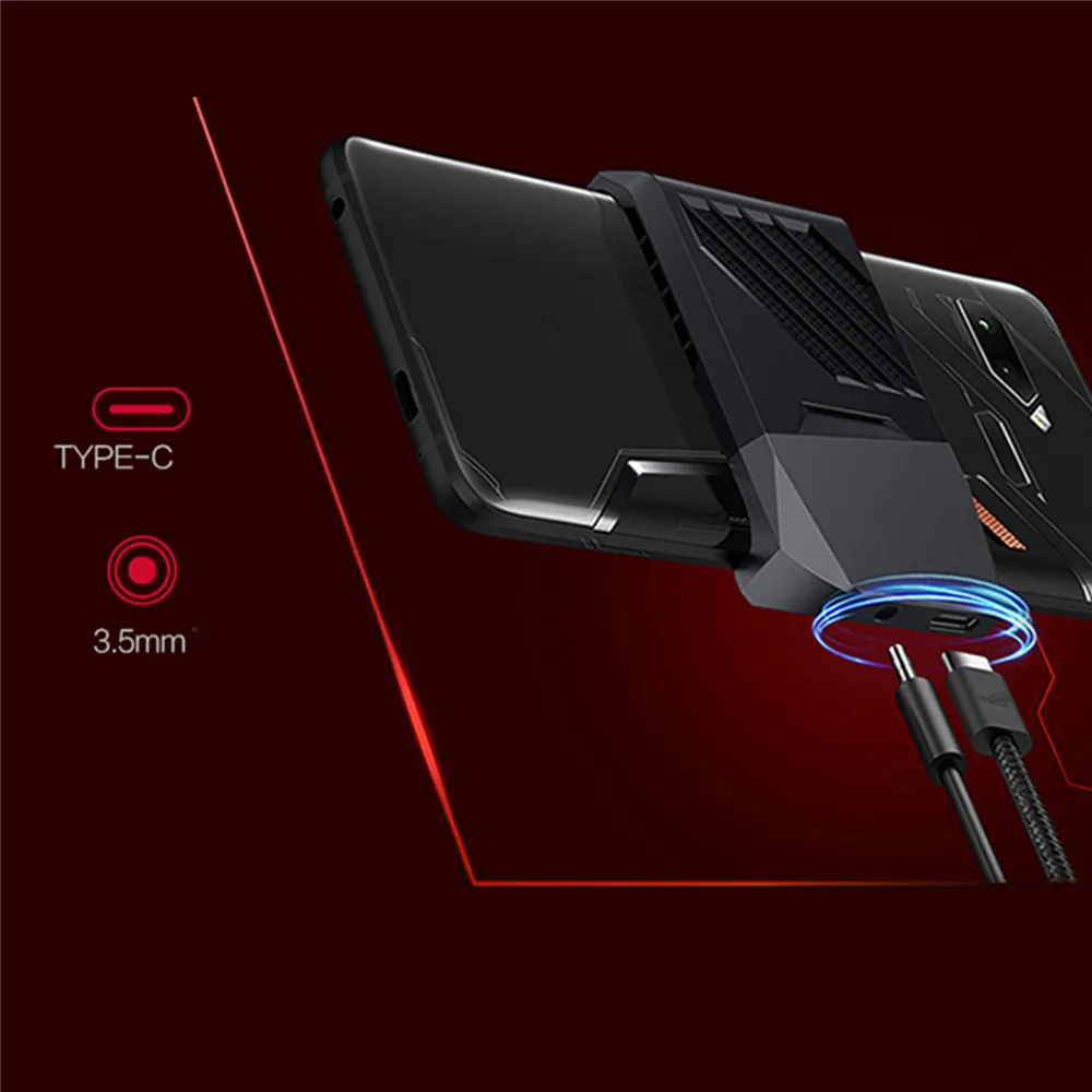 Охлаждающая подставка под вентилятор для мобильного телефона Asus ROG 2 смартфон внешний радиатор док-станция игровой антитепловой адаптер держатель