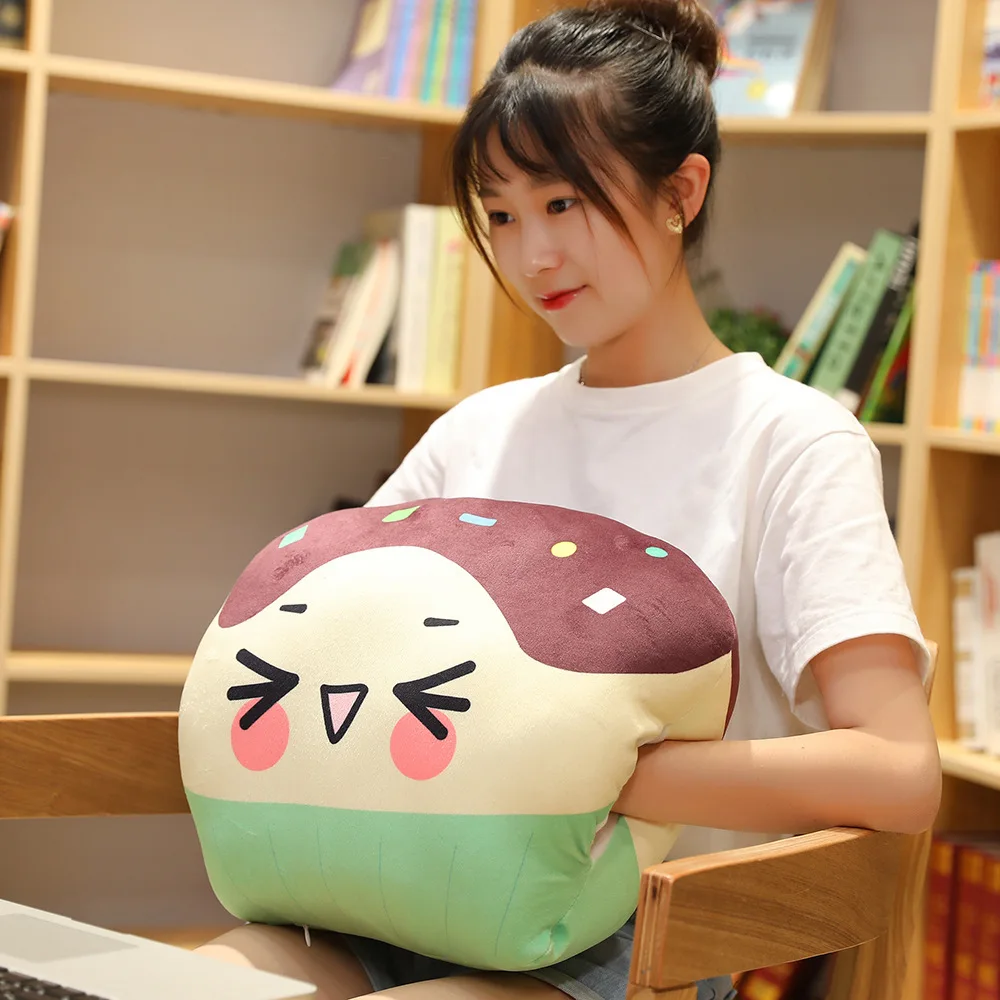 

Creative Simulated Cake Plush Toy Doll Pillow Office Hand Warmers Nap Pillow Sofa Cushion Lumbar Support Pillow Women's