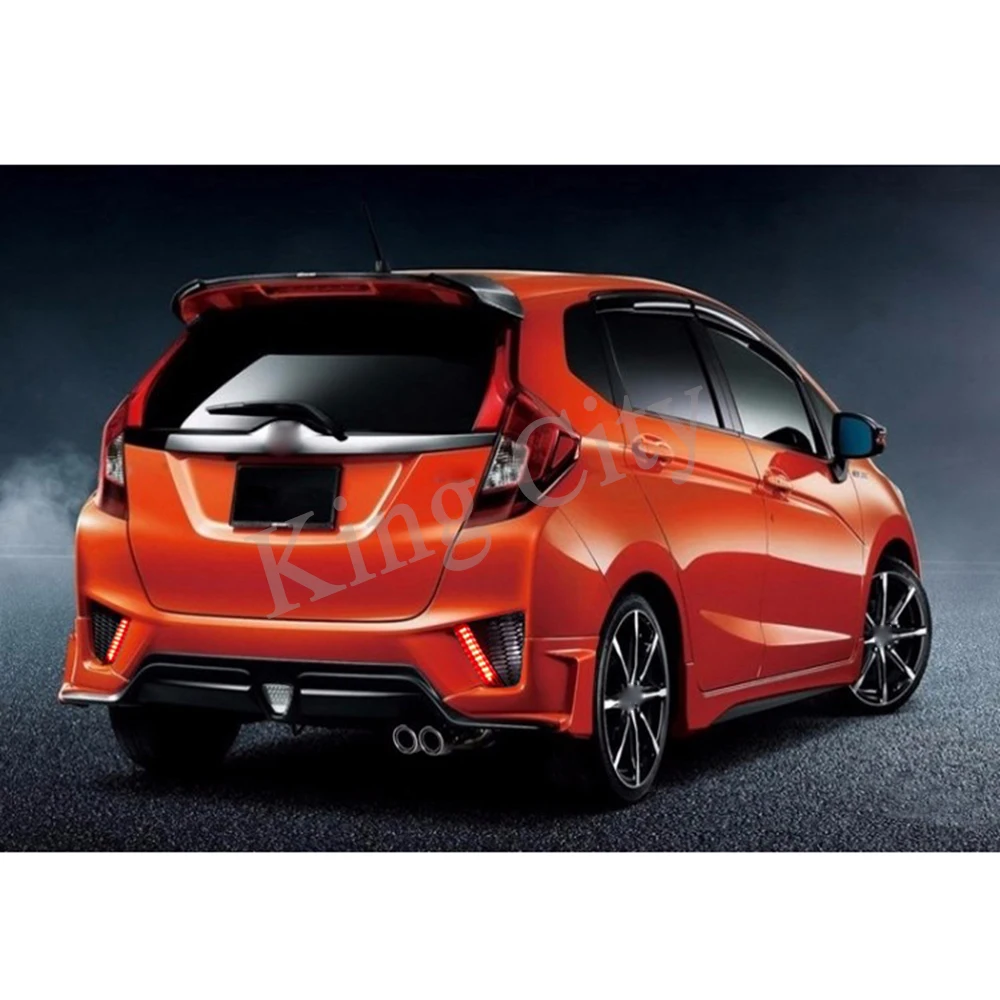 CAPQX 1 пара для Honda Fit 2014 2015 задний бампер светодиодный фонарь отражатель