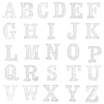 

3D 26 Letter Alphabet LED Marquee Sign Light Indoor Wall Hanging Night Lamp
