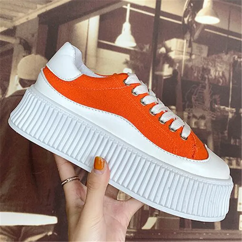 

Fashion Woman Platform Chunky Sneakers Spring Autumn Female Colorful Casual Light Shoes Breathable Dad shoes Zapatos Mujer