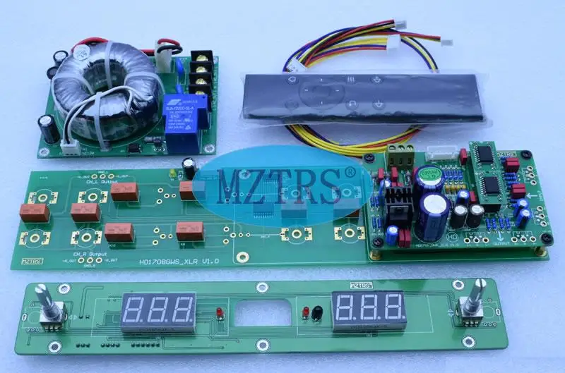 Hifi Remote Volume Control Board Relay /PGA2310 Balanced Preamp Board Suitable For Goldmund Front