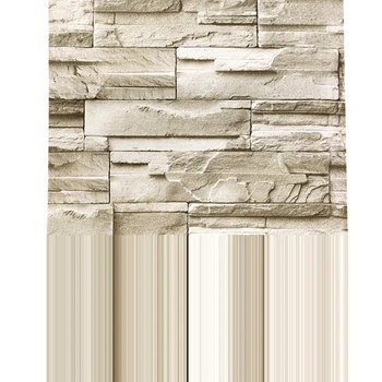 

Rock Wallpaper-Stacked Stone Wallpaper-Faux Brick Wallpaper, Stone Self-Adhesive & Removable Wallpaper for Walls Backspl