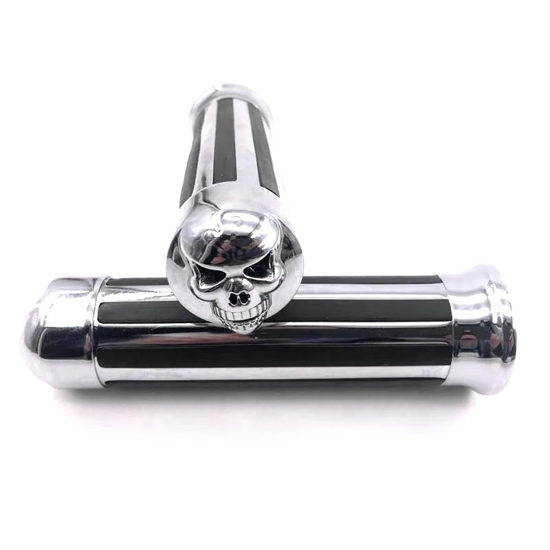 

2 PCS/Pair Silver+Black Motorcycle 1 Inch 25mm Handlebar for Suzuki Kawasaki Yamaha Honda Handlebar