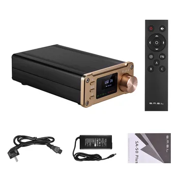 

S.M.S.L SA-50 PLUS Digital Audio Amplifier Music Player Support Memory Card/ USB/ Optical Fiber AUX Input with Wireless Remote