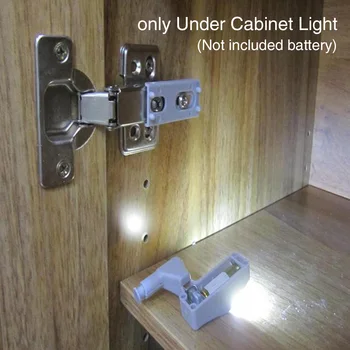

10pcs Cupboard Hinge Simple Modern Mini LED Household Supplies Home Kicthen Wardrobe Hotel Closet Night Lamp Under Cabinet Light
