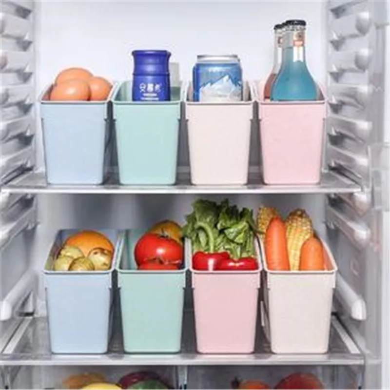 

4 Holes Fridge Retractable drawer Drink Bottle Holder Vegetable Storage Drain Frige Large Capacity Vegetable Storage Drain Box